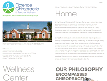 Tablet Screenshot of florencechiropractic.com